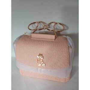 Loungefly Disney Minnie Mouse Embossed Blush Crossbody Bag